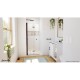 Aqua-Q Fold Shower Door with Base
