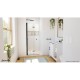 Aqua-Q Fold Shower Door with Base