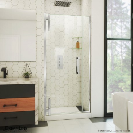 DreamLine Ascend Frameless Pivot Shower Door 32-41 1/2