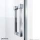 DreamLine Ascend Frameless Pivot Shower Door 32-41 1/2