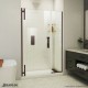 DreamLine Ascend Frameless Pivot Shower Door 40-49 1/2