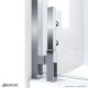 DreamLine Ascend Frameless Pivot Shower Door 40-49 1/2