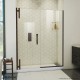 DreamLine Ascend Frameless Pivot Shower Door 56-65 1/2