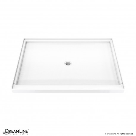 DreamLine DreamStone 42 in. D x 60 in. W x 4 in. H Single Threshold Shower Base