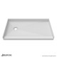 TilePrime Single Threshold Shower Base