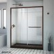 Infinity-Z Sliding Shower Door & Base