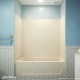 DreamLine QWALL-Tub 56-60 in. W x 36 in. D x 62 in. H Acrylic Backwall Kit