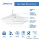 Prism Neo Angle Shower Enclosure & White Base Kit