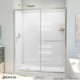 Infinity-Z Sliding Shower Door, Base & Backwalls