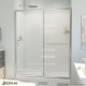 Infinity-Z Sliding Shower Door, Base & Backwalls
