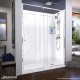 Flex Pivot Shower Door, Base & Backwalls