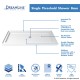 Flex Pivot Shower Door, Base & Backwalls