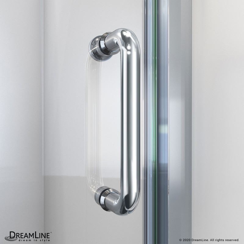 DreamLine Flex White 2-Piece 36-in x 48-in x 75-in Base/Door