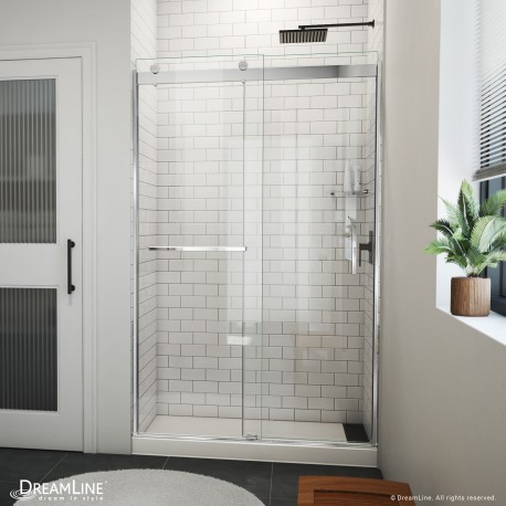 Sapphire-V Sliding Bypass Shower Door