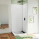 DreamLine DreamStone 36 in. D x 36 in. W x 84 in. H Corner Shower Wall Kit