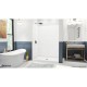 DreamLine DreamStone 36 in. D x 60 in. W Base and Wall Kit
