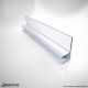 DreamLine 304D2-10, Clear Vinyl Door Seal, 76 in. Length, for 3/8 in. (10 mm.) Glass Shower Door