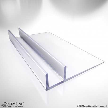 DreamLine JT038-10, Clear Vinyl Seal, 70 1/2 in. Length, for 3/8 in. (10 mm.) Glass Shower Door