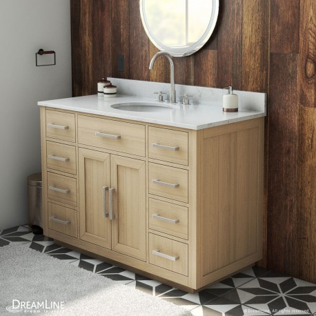 Dexterity 48 inch Oak Vanity with Undermount Sink 