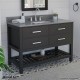 Valencia 48 inch Oak Console Vanity with Undermount Sink 