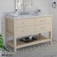 Valencia 48 inch Oak Console Vanity with Undermount Sink 