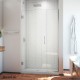 Unidoor Plus 37 1/2 - 45 Hinged Shower Door