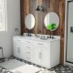 Dexterity 72 inch Oak Vanity with Double Undermount Sinks 
