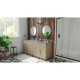 Dexterity 72 inch Oak Vanity with Double Undermount Sinks 
