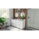 Dexterity 72 inch Oak Vanity with Double Undermount Sinks 