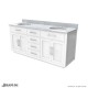 Dexterity 72 inch Oak Vanity with Double Undermount Sinks 