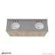 Dexterity 72 inch Oak Vanity with Double Undermount Sinks 
