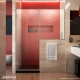 Unidoor Plus 47 - 48 1/2 Hinged Shower Door, 24 in. Buttress Panel Width
