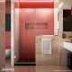 Unidoor Plus 57 - 60 1/2 Hinged Shower Door, 30 in. Buttress Panel Width