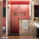 Unidoor Plus 57 - 60 1/2 Hinged Shower Door, 30 in. Buttress Panel Width