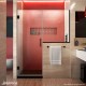 Unidoor Plus 57 - 60 1/2 Hinged Shower Door, 30 in. Buttress Panel Width