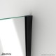 Unidoor Plus 57 - 60 1/2 Hinged Shower Door, 30 in. Buttress Panel Width