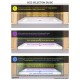 Unidoor Plus 57 - 60 1/2 Hinged Shower Door, 30 in. Buttress Panel Width