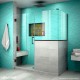 Unidoor Plus 59 in. x 30 3/8 - 40 3/8 in. Hinged Shower Enclosure