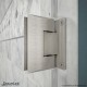 Unidoor Plus 59 in. x 30 3/8 - 40 3/8 in. Hinged Shower Enclosure