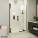 DreamLine Ascend Frameless Pivot Shower Door 48-57 1/2